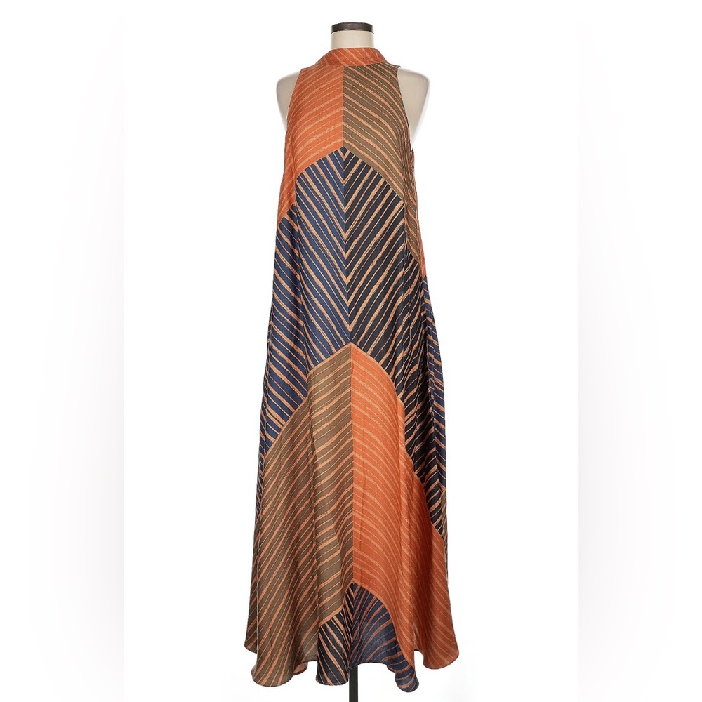 Farm Rio Anthropologie Halter Maxi Dress - Medium EUC